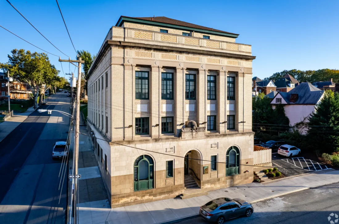 Homestead Masonic Hall Lofts Exterior Arial